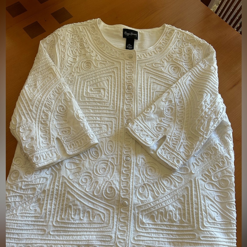 Maggie Barnes Ribbon Embroidered Jacket - Picture 9 of 10